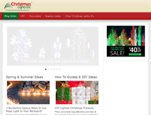 Tablet Screenshot of blog.christmaslightsetc.com